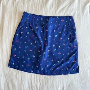 Vineyard Vines Golf Skort with Tee Print